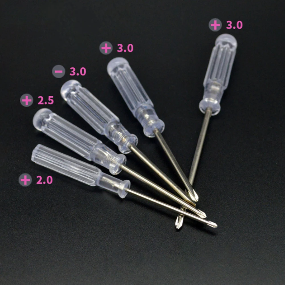 5Pcs Mini Screwdriver Computer Repair Tool Transparent Slotted Screwdriver Phillips Screwdriver
5Pcs Mini Screwdriver Computer Repair Tool Transparent Slotted Screwdriver Phillips Screwdriver