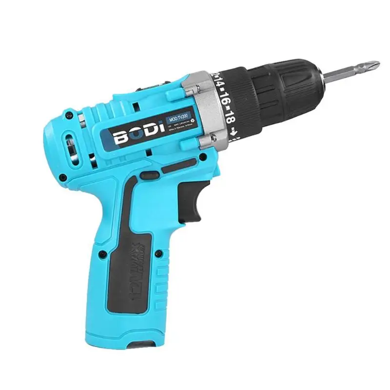 Alloet 12V Electric Screwdriver Cordless Lithium Drill Impact Drill Household Multi-functional Power Driver ABS + alloy Materia
Alloet 12V Electric Screwdriver Cordless Lithium Drill Impact Drill Household Multi-functional Power Driver ABS + alloy Materia