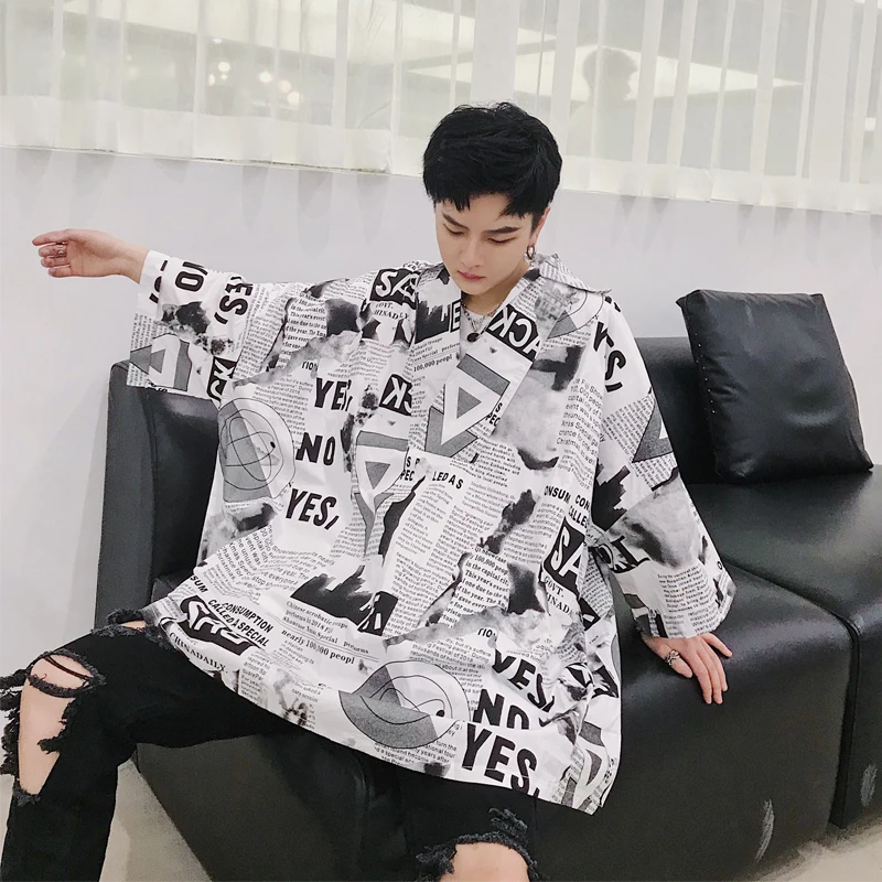 Men's T-shirt summer 2019 new slim monogrammed cotton long-sleeve T-shirt loose casual v-neck T-shirt youth men's wear
Men's T-shirt summer 2019 new slim monogrammed cotton long-sleeve T-shirt loose casual v-neck T-shirt youth men's wear