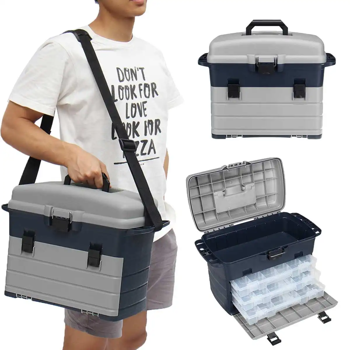 Large Capacity Tool bags Safety Instrument Tool Box ABS Plastic storage Toolbox Sealed Tool case box
Large Capacity Tool bags Safety Instrument Tool Box ABS Plastic storage Toolbox Sealed Tool case box