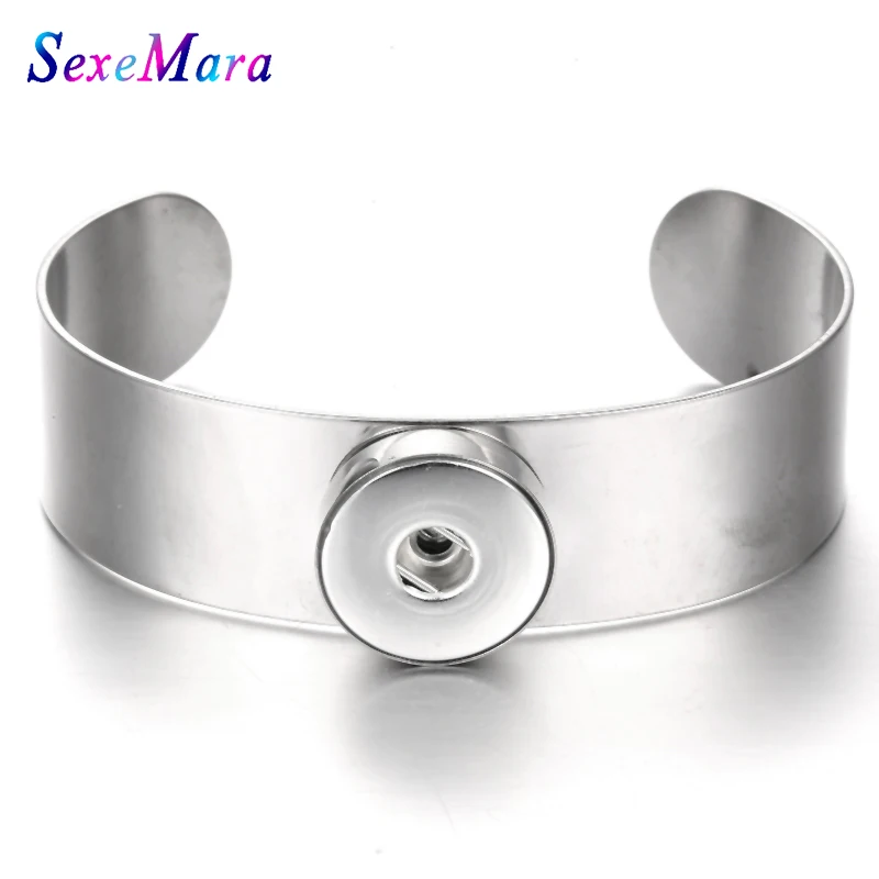 New Snap Jewelry Stainless Steel Snap Button Bracelet Bangle Fit 18mm Snap Buttons Jewelry Women Men Snap Bracelet
New Snap Jewelry Stainless Steel Snap Button Bracelet Bangle Fit 18mm Snap Buttons Jewelry Women Men Snap Bracelet