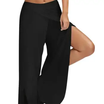 Women Irregular Side Pants Casual High Split Wide Leg Trousers Solid Color Loose Soft Trousers Elastic Waist Gym Sport Pants
Women Irregular Side Pants Casual High Split Wide Leg Trousers Solid Color Loose Soft Trousers Elastic Waist Gym Sport Pants