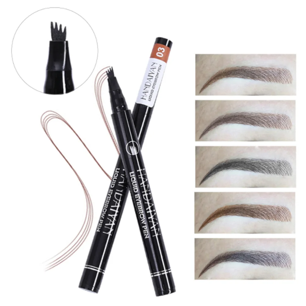 1Pc Professional 4 Fork Eyebrow Waterproof Microblading Eyebrow Tattoo Pen Liquid Tint Eye Brow Pencil Cosmetics Tool
1Pc Professional 4 Fork Eyebrow Waterproof Microblading Eyebrow Tattoo Pen Liquid Tint Eye Brow Pencil Cosmetics Tool