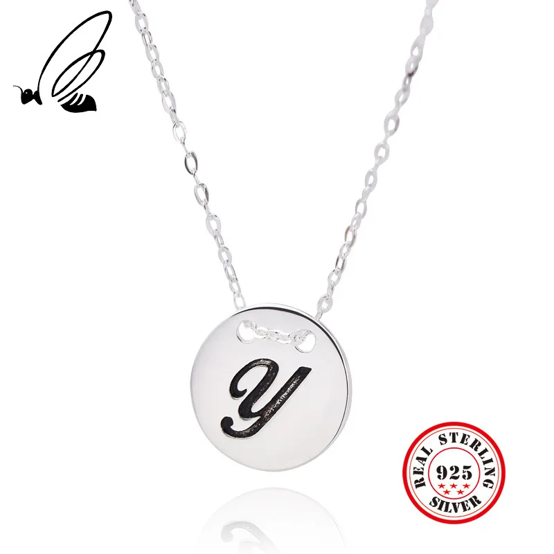 100% S925 Sterling Silver Beads Chain Letter Y Pendant Necklace Personality Fine Jewelry For Women Men Bijoux
100% S925 Sterling Silver Beads Chain Letter Y Pendant Necklace Personality Fine Jewelry For Women Men Bijoux