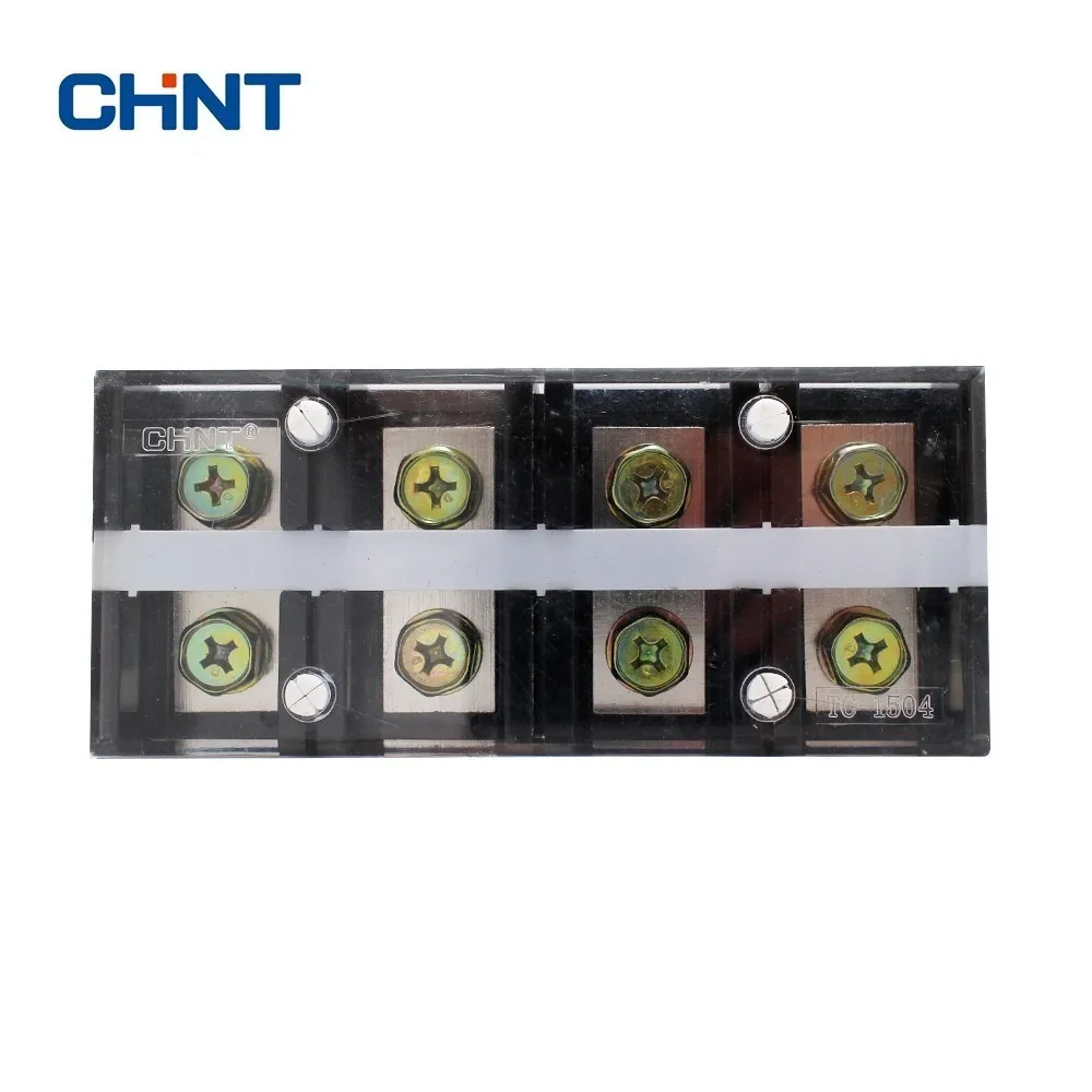 CHNT TC1504 Terminal Block High Electric Current Connection Terminal 150A 4 Section Fixed Connection Plate
CHNT TC1504 Terminal Block High Electric Current Connection Terminal 150A 4 Section Fixed Connection Plate