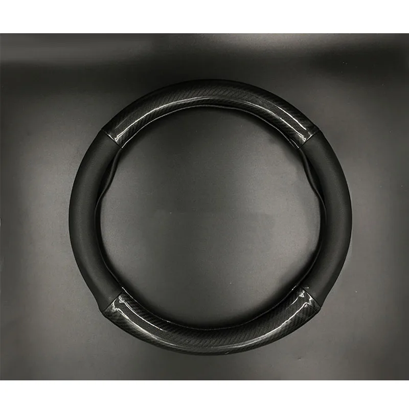 14.5-15'' Car Carbon+Leather Steering Wheel Cover Size M fit for Toyota Camry Corolla Lexus
14.5-15'' Car Carbon+Leather Steering Wheel Cover Size M fit for Toyota Camry Corolla Lexus