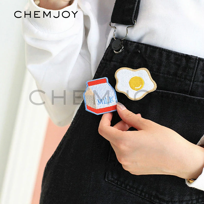 Milk Box Fried Egg Embroidery Cartoon Sticker for Clothing Sew on Patch Cute Applique for Tshirt Ironing Badges for Bags Shoes
Milk Box Fried Egg Embroidery Cartoon Sticker for Clothing Sew on Patch Cute Applique for Tshirt Ironing Badges for Bags Shoes