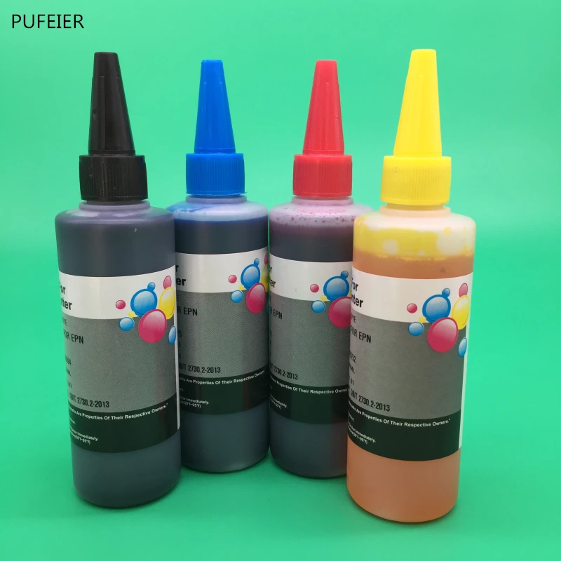 

4 Bottles For HP950 HP951 Dye Based Ink For HP Officejet Pro 8100 8600 8610 8620 8630 8640 8660 8615 8625 251DW 276DW Printer