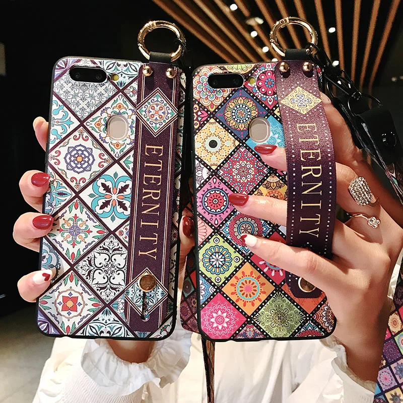 Geometric Wrist Strap Soft Case For Samsung Galaxy S10e S8 S9 S10 Plus Note 8 9 J4 J6 A8 A6 Plus 2018 Lanyard Cover Stand Coque 
Geometric Wrist Strap Soft Case For Samsung Galaxy S10e S8 S9 S10 Plus Note 8 9 J4 J6 A8 A6 Plus 2018 Lanyard Cover Stand Coque