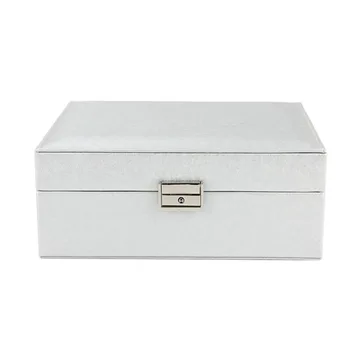 New 23*9*18.5Cm Double Layer Portable Jewelry Case Leather Jewelry Box Organizer Princess Dressing Birthday Gift /Casket(Silv)
New 23*9*18.5Cm Double Layer Portable Jewelry Case Leather Jewelry Box Organizer Princess Dressing Birthday Gift /Casket(Silv)