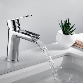 Bathroom Basin Faucet Waterfall Faucet Classic Hot Cold Water Sink Mixer Tap Hot Cold Faucet Kitchen
Bathroom Basin Faucet Waterfall Faucet Classic Hot Cold Water Sink Mixer Tap Hot Cold Faucet Kitchen