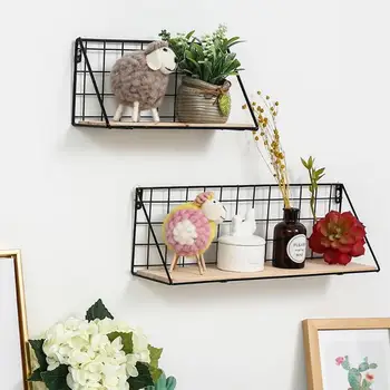 Nordic Wall Decoration Storage Shelf Vintage Metal Iron Sundries Storage Rack Decorative Wall Shelves Organizer Flower Holder
Nordic Wall Decoration Storage Shelf Vintage Metal Iron Sundries Storage Rack Decorative Wall Shelves Organizer Flower Holder