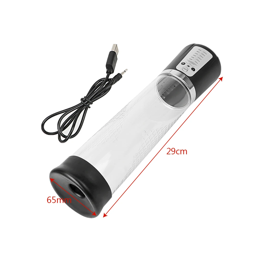 Насос для увеличения пениса OLO автоматический вакуумный насос с USB зарядкой