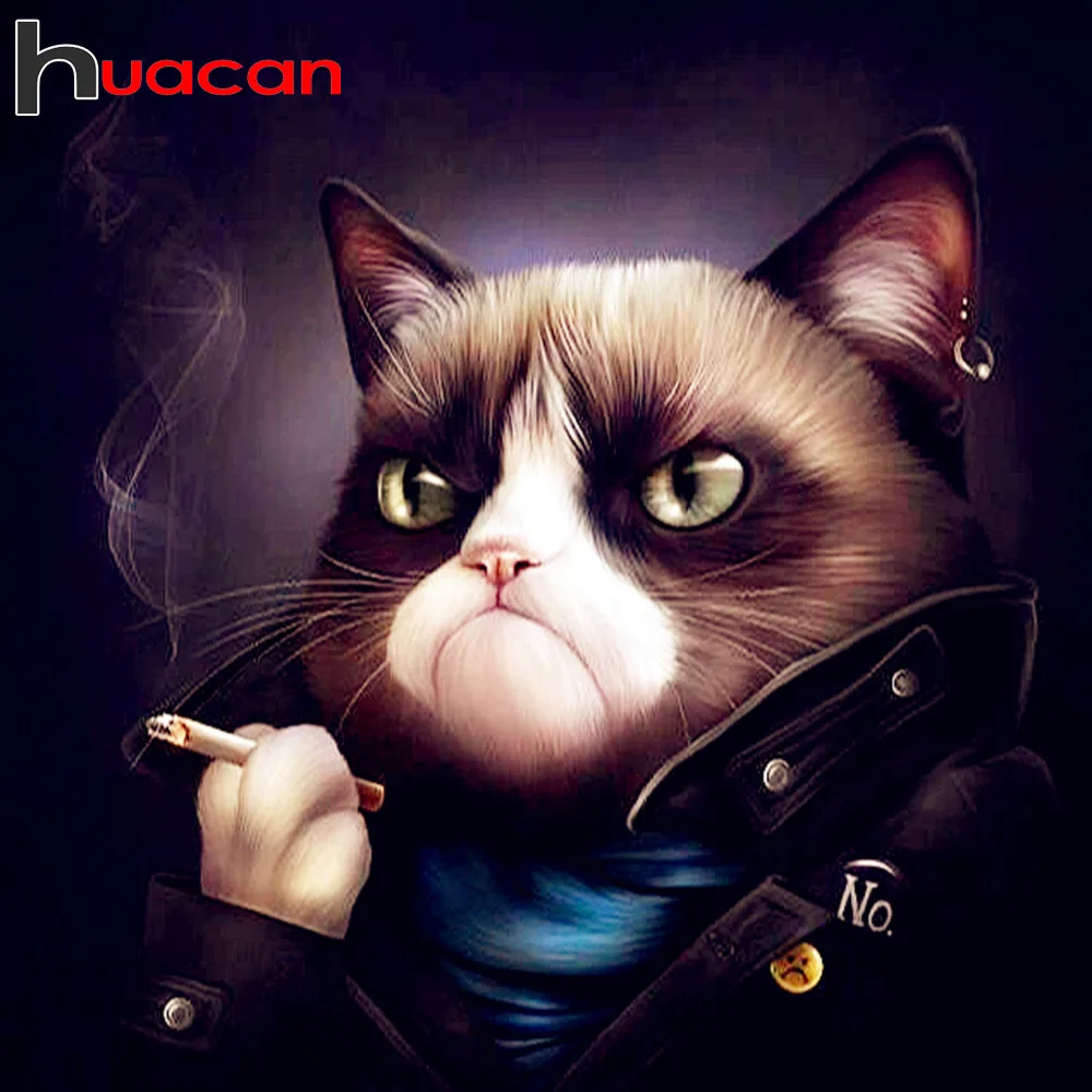 Huacan 5d Diamond Embroidery Cat Hobby And Handicraft Diamond Mosaic Animals Full Square Drill Diamond Painting Home Decoration
Huacan 5d Diamond Embroidery Cat Hobby And Handicraft Diamond Mosaic Animals Full Square Drill Diamond Painting Home Decoration