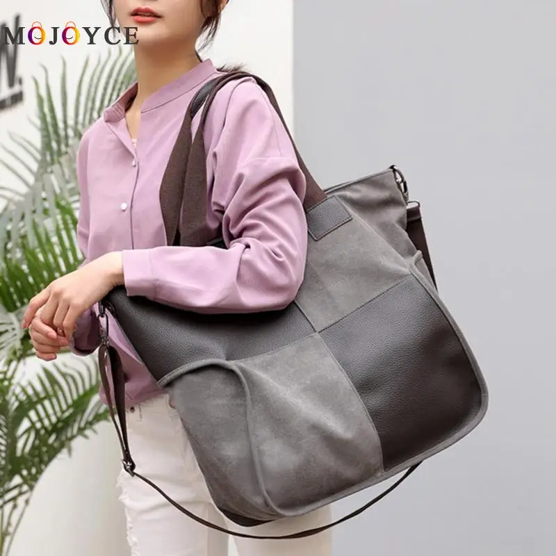 Splicing Leather Canvas Plaid Women Tote Bag Large Capacity Top Handle Bags Handbags Bolsa Feminina
Splicing Leather Canvas Plaid Women Tote Bag Large Capacity Top Handle Bags Handbags Bolsa Feminina