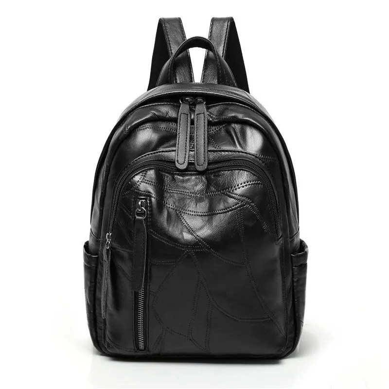 LKX Genuine Leather Women Backpack Luxury Girls New Fashion Sheepskin Travel Bag High Quality Pockets Patchwork Rucksack
LKX Genuine Leather Women Backpack Luxury Girls New Fashion Sheepskin Travel Bag High Quality Pockets Patchwork Rucksack