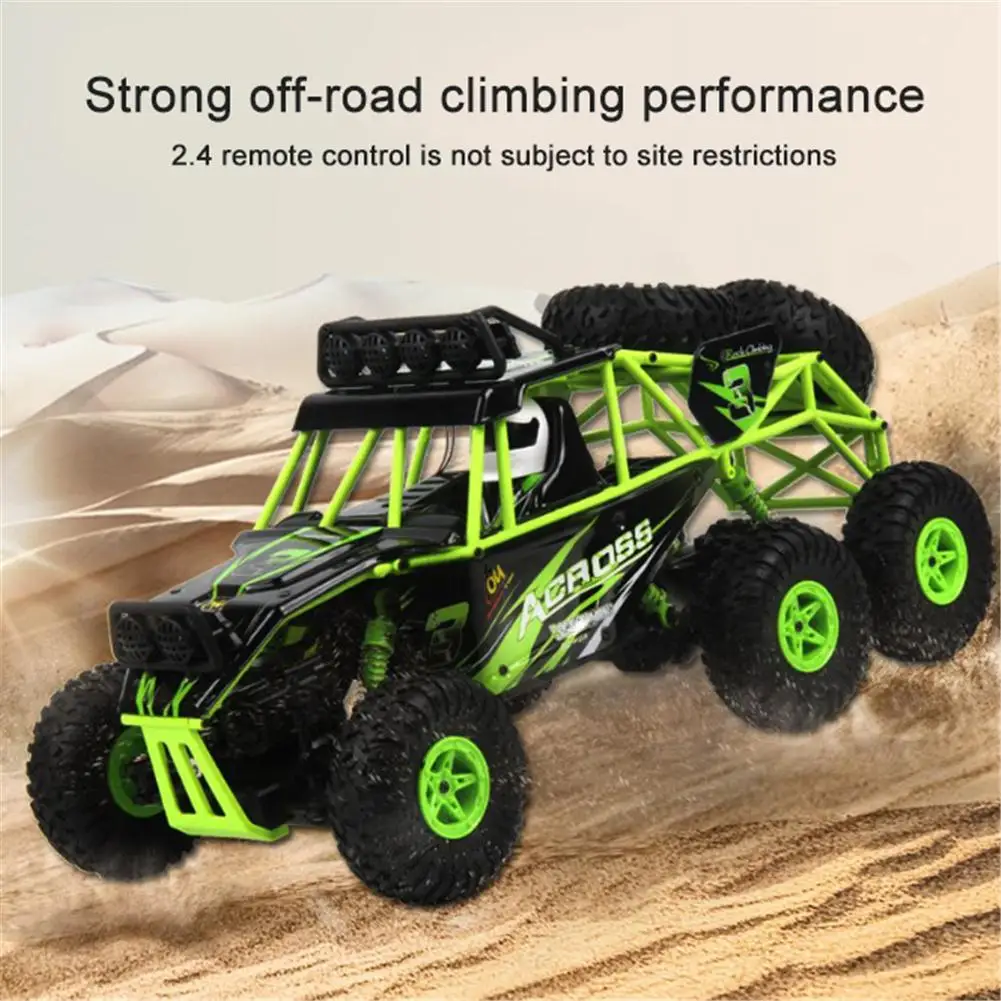 For Weili 18628 1:18 Six - Wheel Drive Climbing Car 2.4G Remote Control Big Foot Buggy Toy RC 1:18
For Weili 18628 1:18 Six - Wheel Drive Climbing Car 2.4G Remote Control Big Foot Buggy Toy RC 1:18