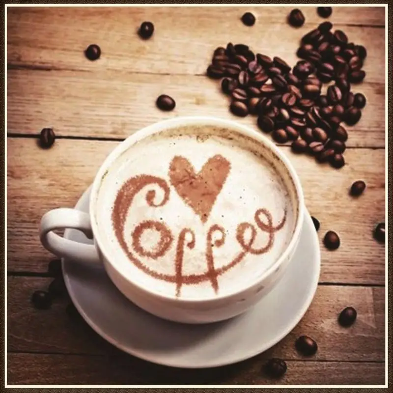 5D Diy full diamond Painting cross stitch diamond embroidery Heart-shaped coffee pictures decoration diamond home decor 30x30
5D Diy full diamond Painting cross stitch diamond embroidery Heart-shaped coffee pictures decoration diamond home decor 30x30