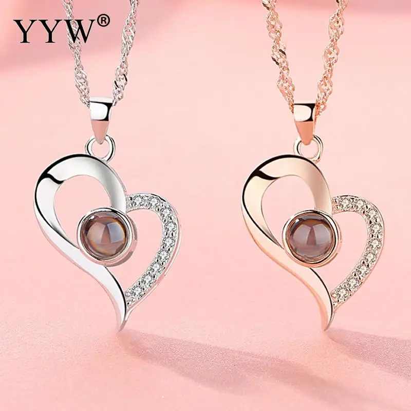 Projection 100 Languages I Love You 100% 925 Silver Pendant Necklace For Women Necklace Choker Special Birthday Valentine'S Gift
Projection 100 Languages I Love You 100% 925 Silver Pendant Necklace For Women Necklace Choker Special Birthday Valentine'S Gift