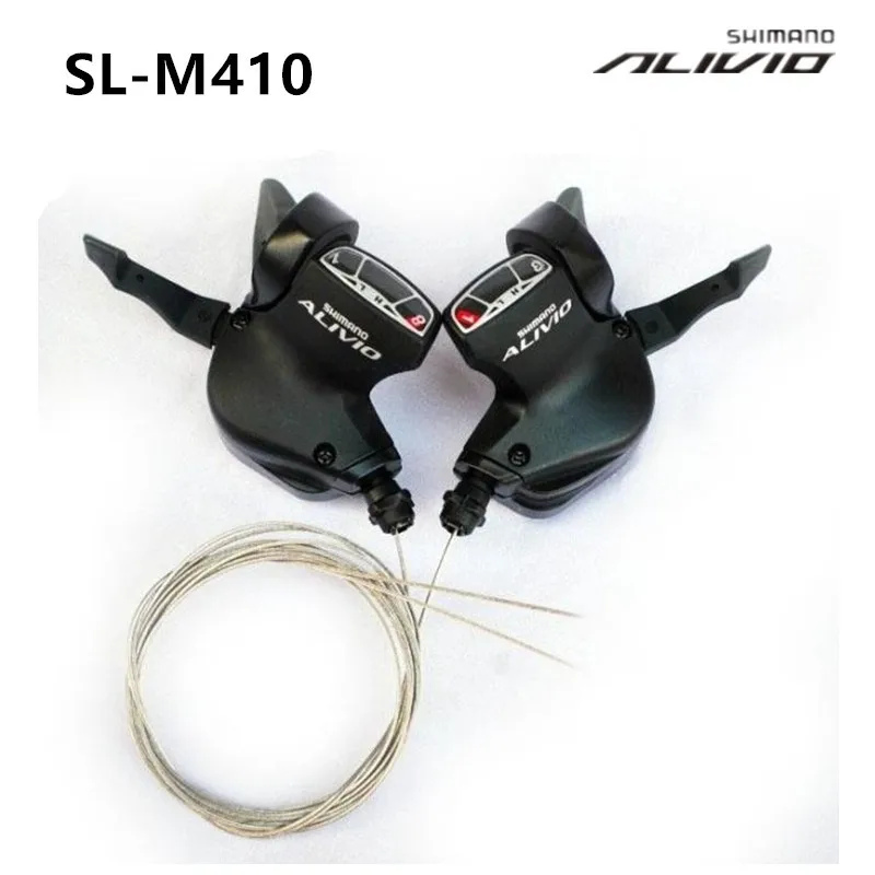 Shimano ALIVIO SL M410 3X8S 24S Speed MTB Shifter Lever Trigger Left Right Pair with inner shift Cable bikes Bicycle Parts
Shimano ALIVIO SL M410 3X8S 24S Speed MTB Shifter Lever Trigger Left Right Pair with inner shift Cable bikes Bicycle Parts