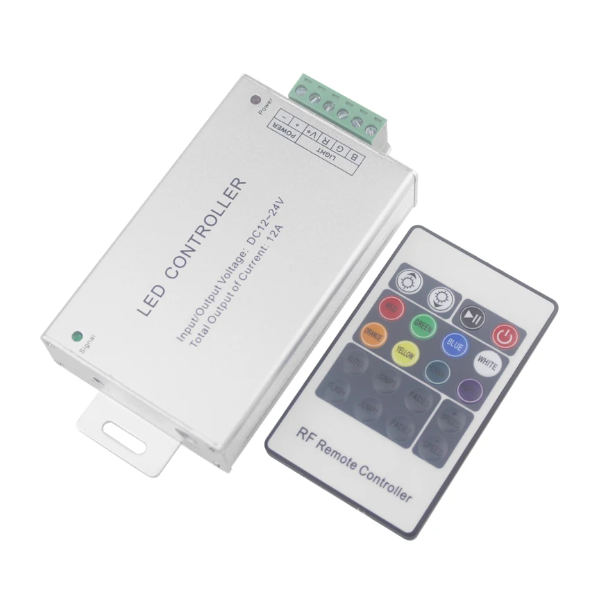 Remote Light Control 12v Led Controller with RF Remote Control for Led Strip Aluminum Led Rgb Controller 12v 144W 24v 288w 
Remote Light Control 12v Led Controller with RF Remote Control for Led Strip Aluminum Led Rgb Controller 12v 144W 24v 288w