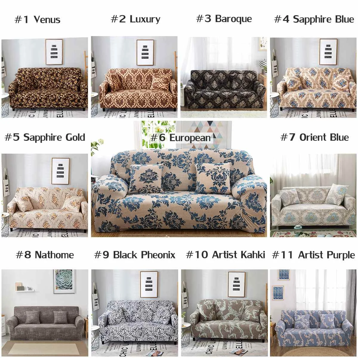 1/2/3/4 Seater Sofa Cover Chair Couch Protect Loveseat Slipcover Stretch Elastic For Living Room Sofa Cover
1/2/3/4 Seater Sofa Cover Chair Couch Protect Loveseat Slipcover Stretch Elastic For Living Room Sofa Cover