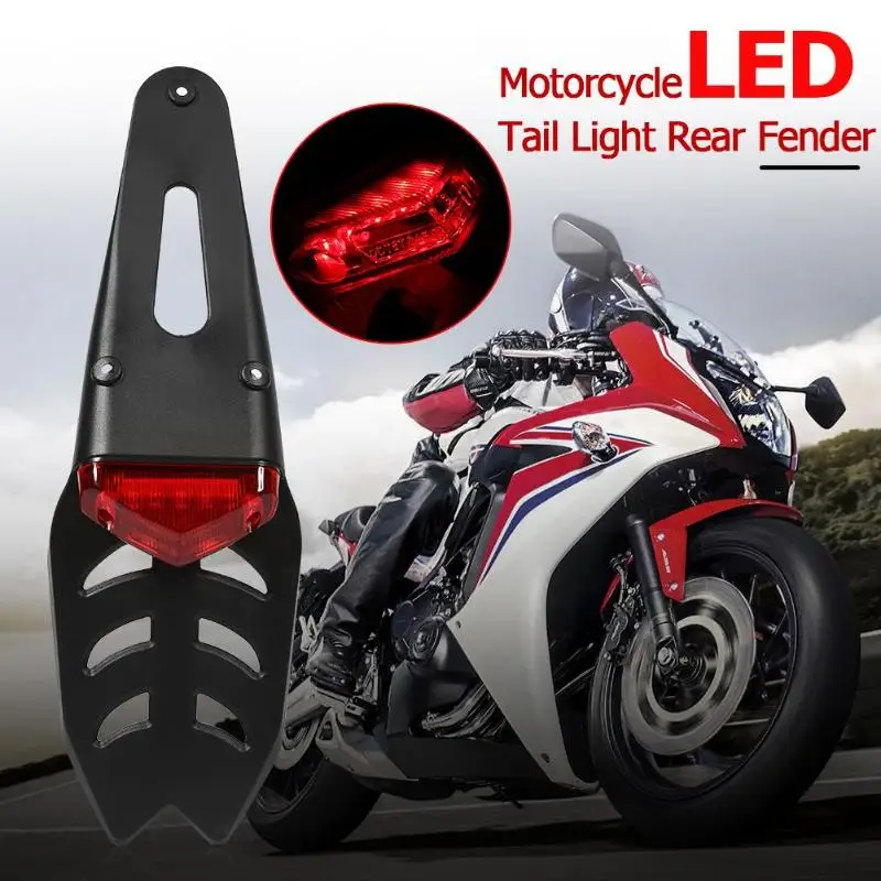 Motorcycle Fender LED Stop Rear Tail Light Back Splash Guard Motorcycle Off Road Bike Motorbike Lights
Motorcycle Fender LED Stop Rear Tail Light Back Splash Guard Motorcycle Off Road Bike Motorbike Lights
