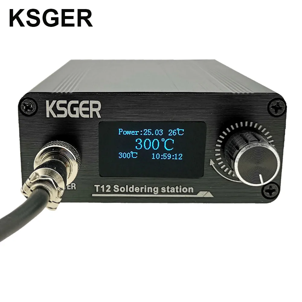 KSGER T12 Russian Soldering Station STM32 OLED T12 Soldering Iron Tips FX9501 Handle Welding Tools Aluminum Alloy Case DIY Kits
KSGER T12 Russian Soldering Station STM32 OLED T12 Soldering Iron Tips FX9501 Handle Welding Tools Aluminum Alloy Case DIY Kits