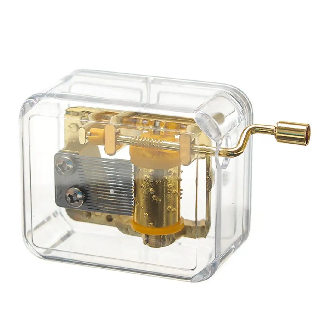 Mini Hand-held Acrylic Music Box Home Unisex Decorations Casual Rectangular Birthday Christmas Gifts
Mini Hand-held Acrylic Music Box Home Unisex Decorations Casual Rectangular Birthday Christmas Gifts