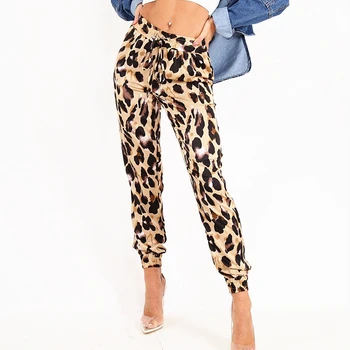 High Street Female High Waist Elastic Waist Loose Leopard Joggers Cargo Pants Ankle-tied Pants Women New Vogue long Trousers
High Street Female High Waist Elastic Waist Loose Leopard Joggers Cargo Pants Ankle-tied Pants Women New Vogue long Trousers