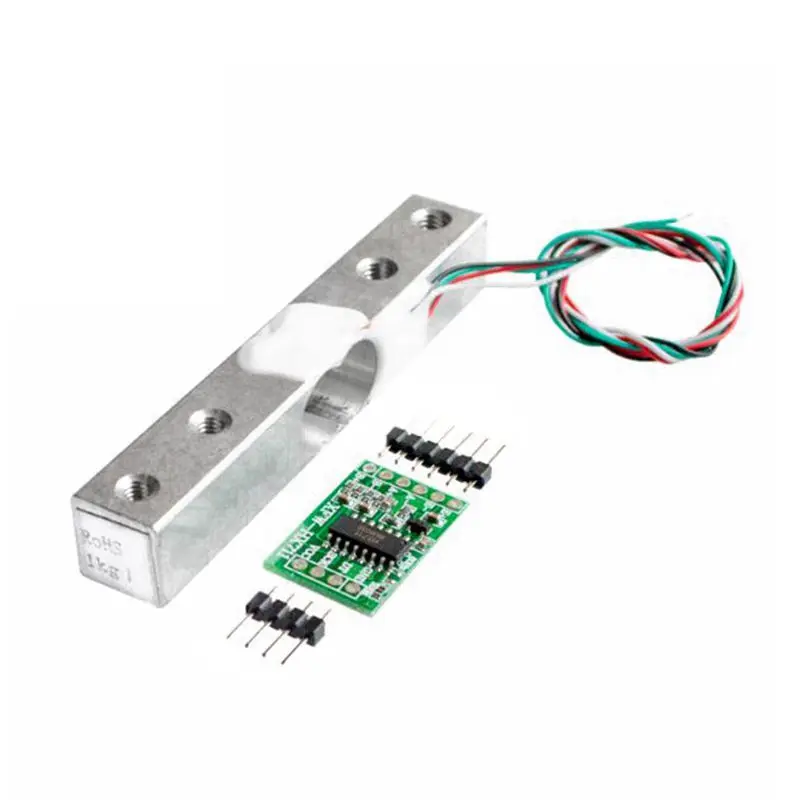 1kg small range weighing pressure sensor with HX711AD module load cell + HX711 module
1kg small range weighing pressure sensor with HX711AD module load cell + HX711 module