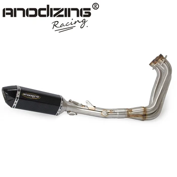 Motorcycle Full Exhaust System Slip On Header Pipe with Exhaust Muffler For YAMAHA MT09 FZ09 MT-09 2014-2018 NOT for Tracer
Motorcycle Full Exhaust System Slip On Header Pipe with Exhaust Muffler For YAMAHA MT09 FZ09 MT-09 2014-2018 NOT for Tracer