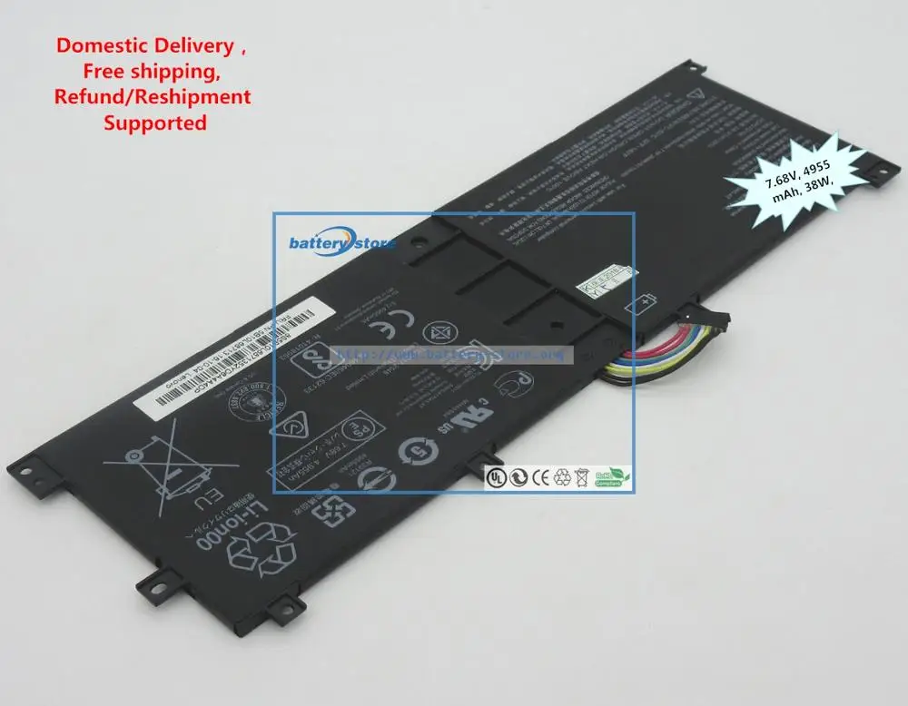Genuine laptop battery BSN04170A5-AT for LENOVO MIIX 510-12ISK , FREE SHIPPING, 7.68V, 4955mAh, 38W,
Genuine laptop battery BSN04170A5-AT for LENOVO MIIX 510-12ISK , FREE SHIPPING, 7.68V, 4955mAh, 38W,