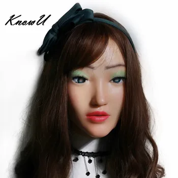 KnowU Headwear Female Mask Silicone Halloween Realistic Goddess Face силиконовая женская маска masque féminin en silicone
KnowU Headwear Female Mask Silicone Halloween Realistic Goddess Face силиконовая женская маска masque féminin en silicone