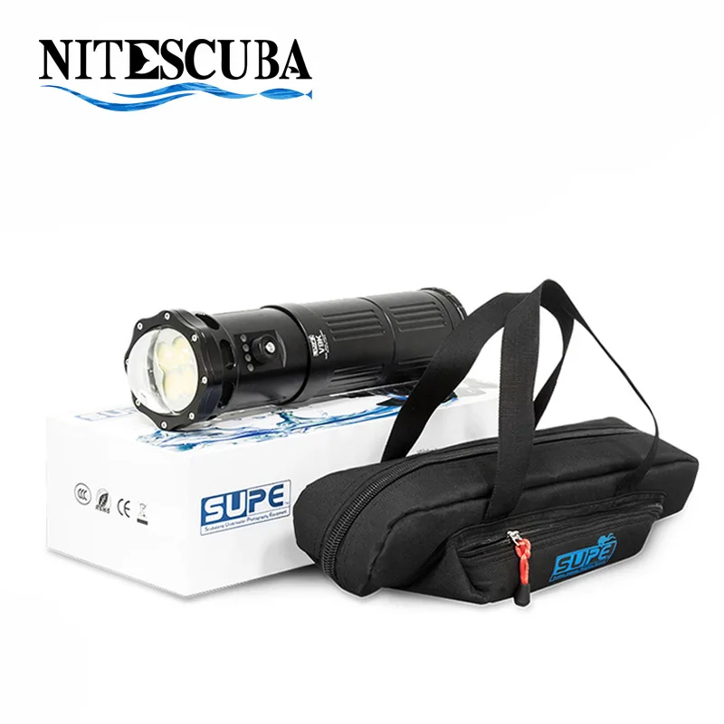 NiteScuba underwater photography accessories Diving strobe video light SCUBA LAMP V9K flashlight for lighting 18000 Lumens
NiteScuba underwater photography accessories Diving strobe video light SCUBA LAMP V9K flashlight for lighting 18000 Lumens