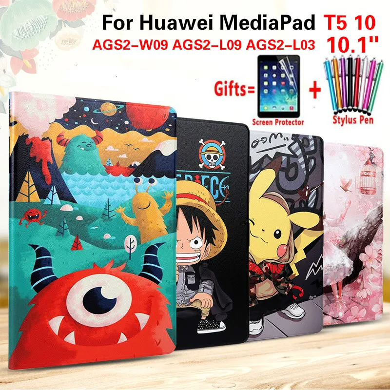 Fashion Painted Case for Huawei MediaPad T5 10 Cases AGS2-W09 AGS2-L09 AGS2-L03 10.1'' Tablet Flip PU Leather Cover Funda + Flim
Fashion Painted Case for Huawei MediaPad T5 10 Cases AGS2-W09 AGS2-L09 AGS2-L03 10.1'' Tablet Flip PU Leather Cover Funda + Flim
