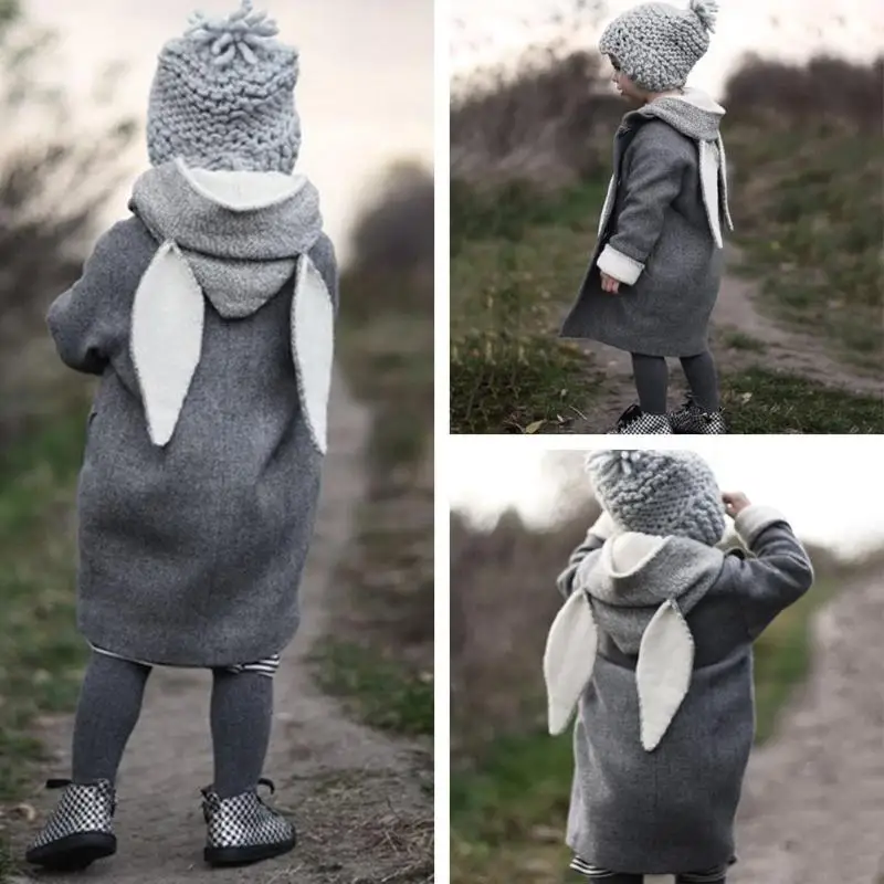 Children Outerwear Hooded Long Sleeve Coat Cute Casual Jackets Cardigan Coat Rabbit Ears Fashion Children Autumn Winter Clothing
Children Outerwear Hooded Long Sleeve Coat Cute Casual Jackets Cardigan Coat Rabbit Ears Fashion Children Autumn Winter Clothing
