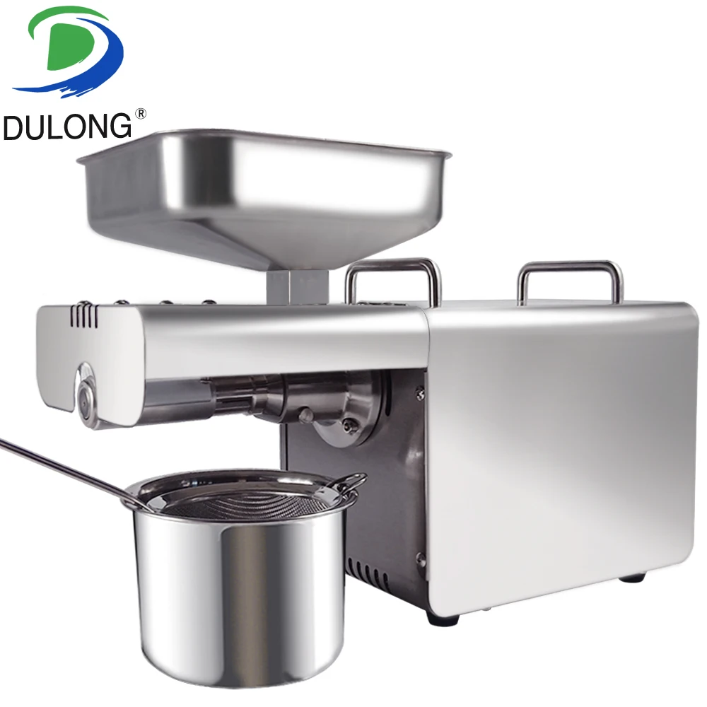 Multifunctional stainless steel mini oil press machine automatic nuts seed oil extraction machine cold oil extract oil expeller 
Multifunctional stainless steel mini oil press machine automatic nuts seed oil extraction machine cold oil extract oil expeller