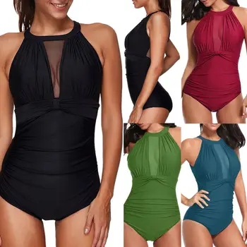 Rompers 2019 New Womens Sets Swimsuit Beach Bathing SuitsSwimwear Halter Sleeveless Rompres Playsuit Sunsuits
Rompers 2019 New Womens Sets Swimsuit Beach Bathing SuitsSwimwear Halter Sleeveless Rompres Playsuit Sunsuits