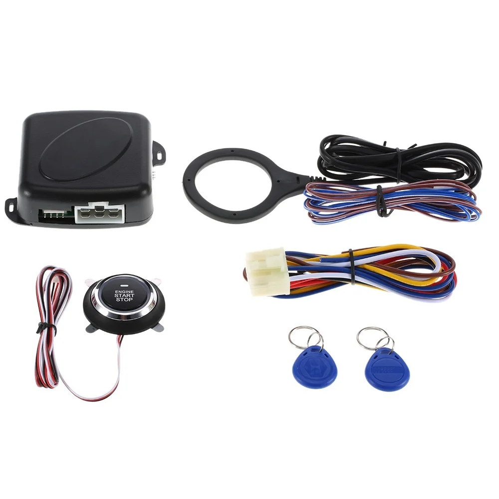 Car Engine Push Start Button RFID Engine Lock Ignition Keyless Entry System Go Push Button Engine Start Stop Immobilizer
Car Engine Push Start Button RFID Engine Lock Ignition Keyless Entry System Go Push Button Engine Start Stop Immobilizer