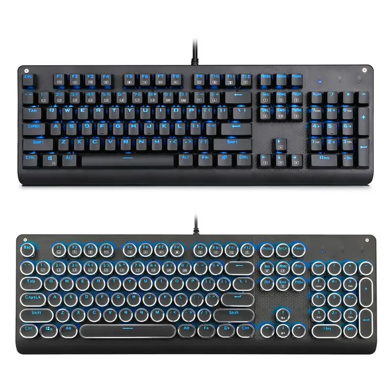 104 Keys USB Gaming Mechanical Keyboard LED Illuminated Backlit Computer keycap for Windows PC Games
104 Keys USB Gaming Mechanical Keyboard LED Illuminated Backlit Computer keycap for Windows PC Games