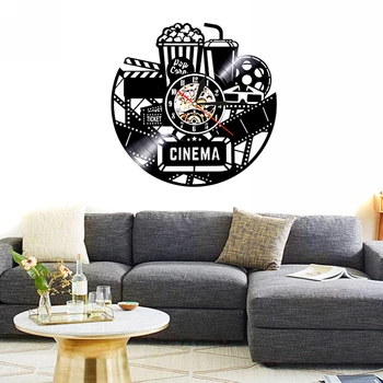 12" Vinyl Record Wall Clock Cinema Movie Ticket LED Hanging Clock For Cinema Wall Decoration Led Backlight Clock
12" Vinyl Record Wall Clock Cinema Movie Ticket LED Hanging Clock For Cinema Wall Decoration Led Backlight Clock