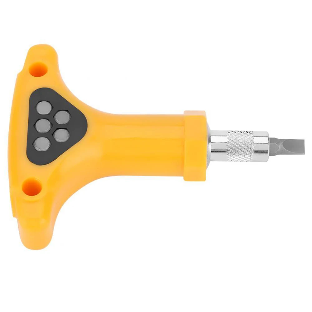 7Pcs Hex Slotted Professional Hardware Anti Slip Multifunction Ratchet Tool Screwdriver Set Manual Removable Repair Kit T Handle
7Pcs Hex Slotted Professional Hardware Anti Slip Multifunction Ratchet Tool Screwdriver Set Manual Removable Repair Kit T Handle