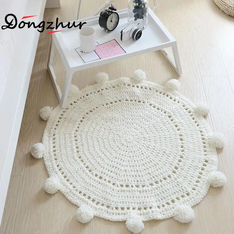 High Quality Handmade Knitting Wool Balls Nordic Style Children Bedroom Decor Crawling Blanket Floor Mat Games Carpet Room Decor
High Quality Handmade Knitting Wool Balls Nordic Style Children Bedroom Decor Crawling Blanket Floor Mat Games Carpet Room Decor