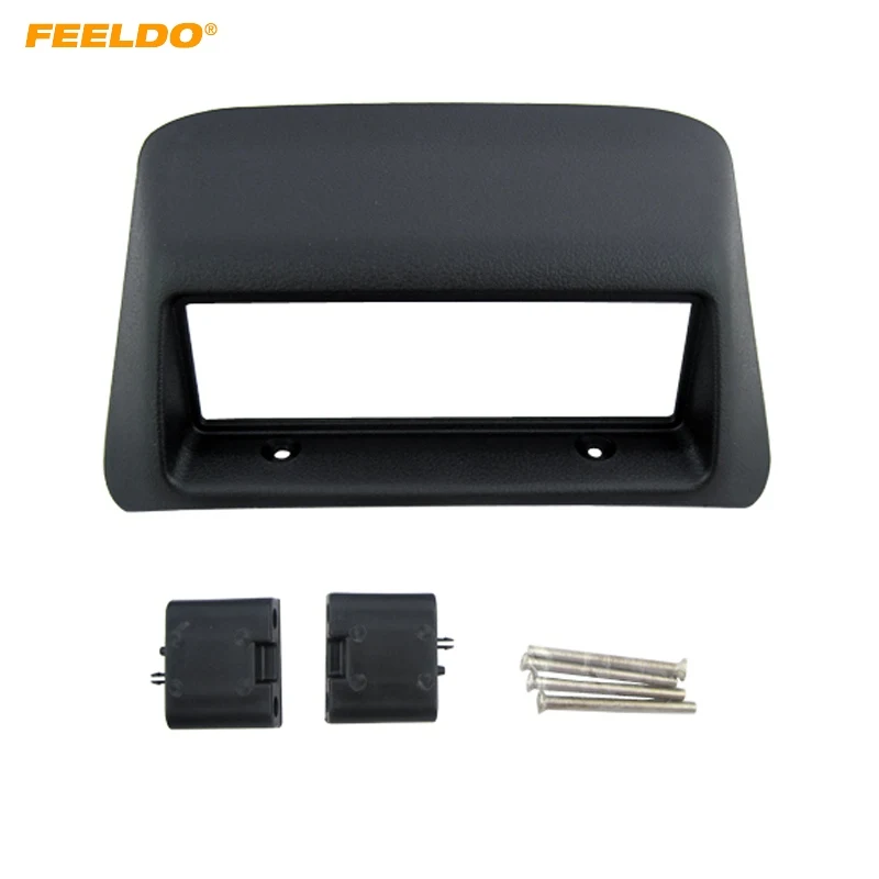 

FEELDO Car 1Din Refitting CD DVD Radio Panel Fascia Frame For Mitsubishi Lancer 1996-1997 Stereo Dash Trim Kit #HQ5083