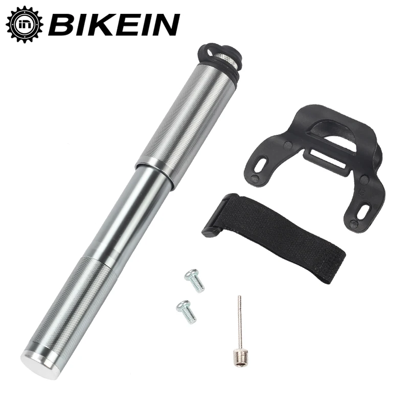 BIKEIN Aluminum CNC MTB Bicycle Mini Pump Hand Pump Bike Portable Air Ball Needle Tire Inflator Pump For AV/FV Cycling Pumps
BIKEIN Aluminum CNC MTB Bicycle Mini Pump Hand Pump Bike Portable Air Ball Needle Tire Inflator Pump For AV/FV Cycling Pumps