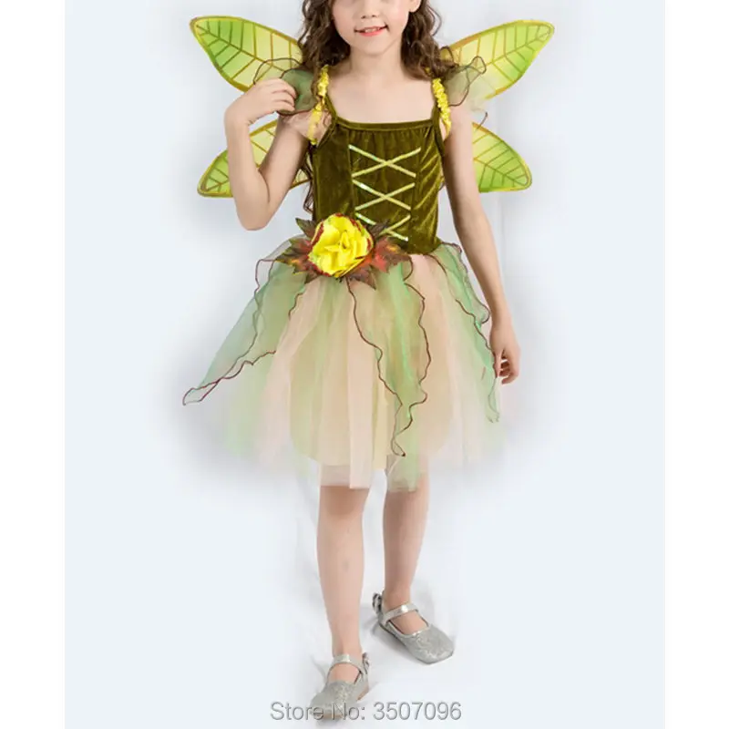 2019 New Children Tinker Bell Costume Girl's Halloween Fairy Tale Princess Cosplay Dress School Stage Holiday Dress + Wings
2019 New Children Tinker Bell Costume Girl's Halloween Fairy Tale Princess Cosplay Dress School Stage Holiday Dress + Wings