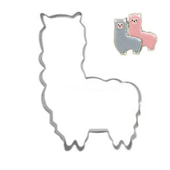 New Christmas Horse Alpaca Cookie Cutter Stainless Steel Cut Candy Biscuit Mold Cooking Tools Metal Cutters Mould Cookie Stamp
New Christmas Horse Alpaca Cookie Cutter Stainless Steel Cut Candy Biscuit Mold Cooking Tools Metal Cutters Mould Cookie Stamp