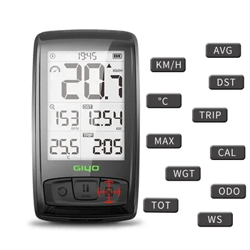 GIYO bicycle code table Bluetooth wireless road bike speedometer odometer backlight waterproof M4
GIYO bicycle code table Bluetooth wireless road bike speedometer odometer backlight waterproof M4
