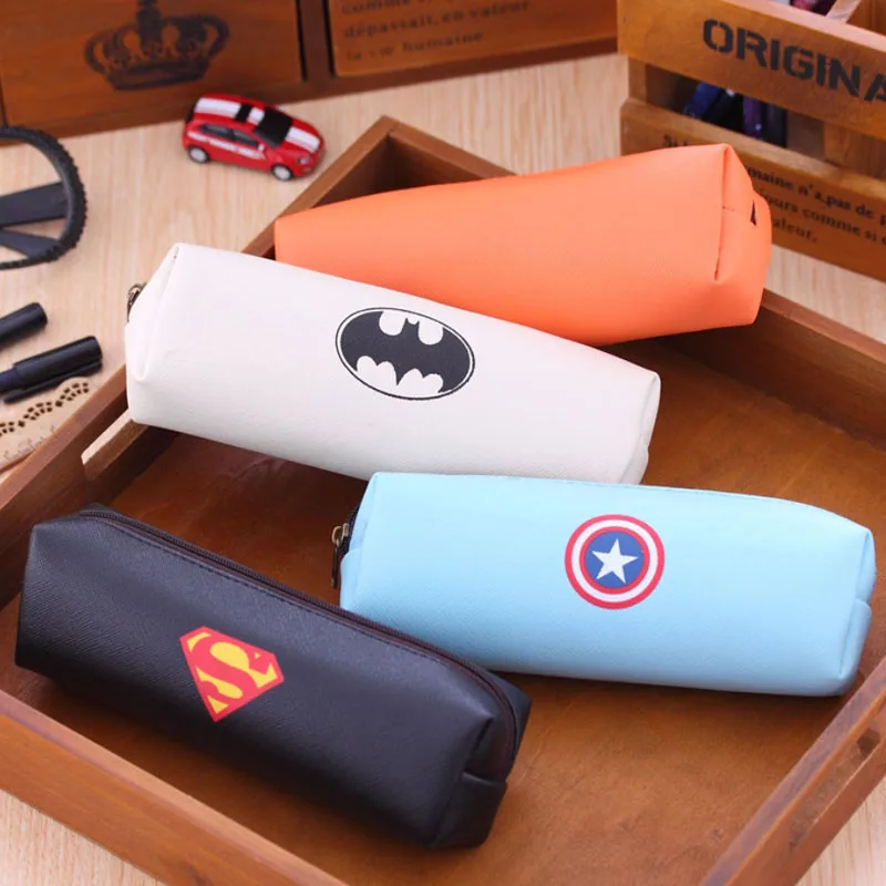 1Pcs New PU Pencil Case Large Capacity Pencilcase Cute Superheroes Male And Female School Bags Kawaii School Supplies
1Pcs New PU Pencil Case Large Capacity Pencilcase Cute Superheroes Male And Female School Bags Kawaii School Supplies